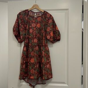 Laura Ashley X Urban Outfitters bow back mini dress